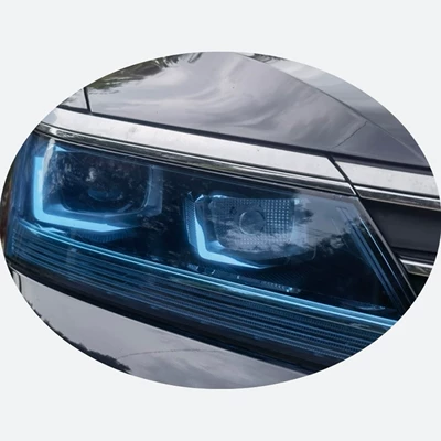 Car Light Film Tpu Color Changing Blackened Light Black Headlight Taillight Soft Protective Film Bright Black Dark Black Rear Light Film Blackening (Car headlight protective film) - tph-glacier-blue-03x-1m-light-blue-default-item