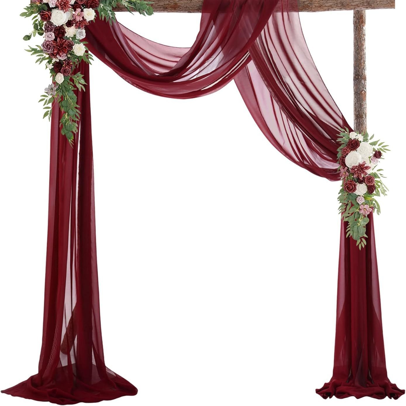 Nieve cortina cortina de boda césped decoración al aire libre cortina cortina tabla bandera diseño sueños transfronterizos