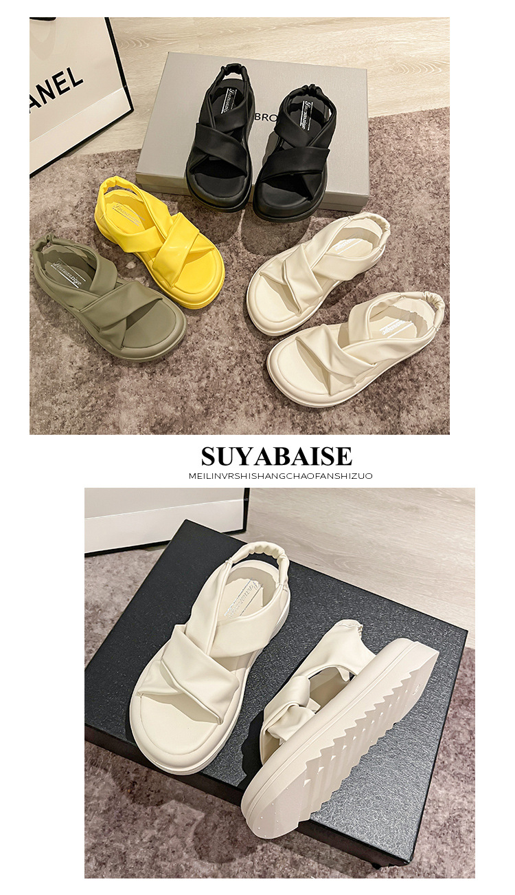 Lady Slides Thongs Strand Reizen Leer Antislip_voghion.com