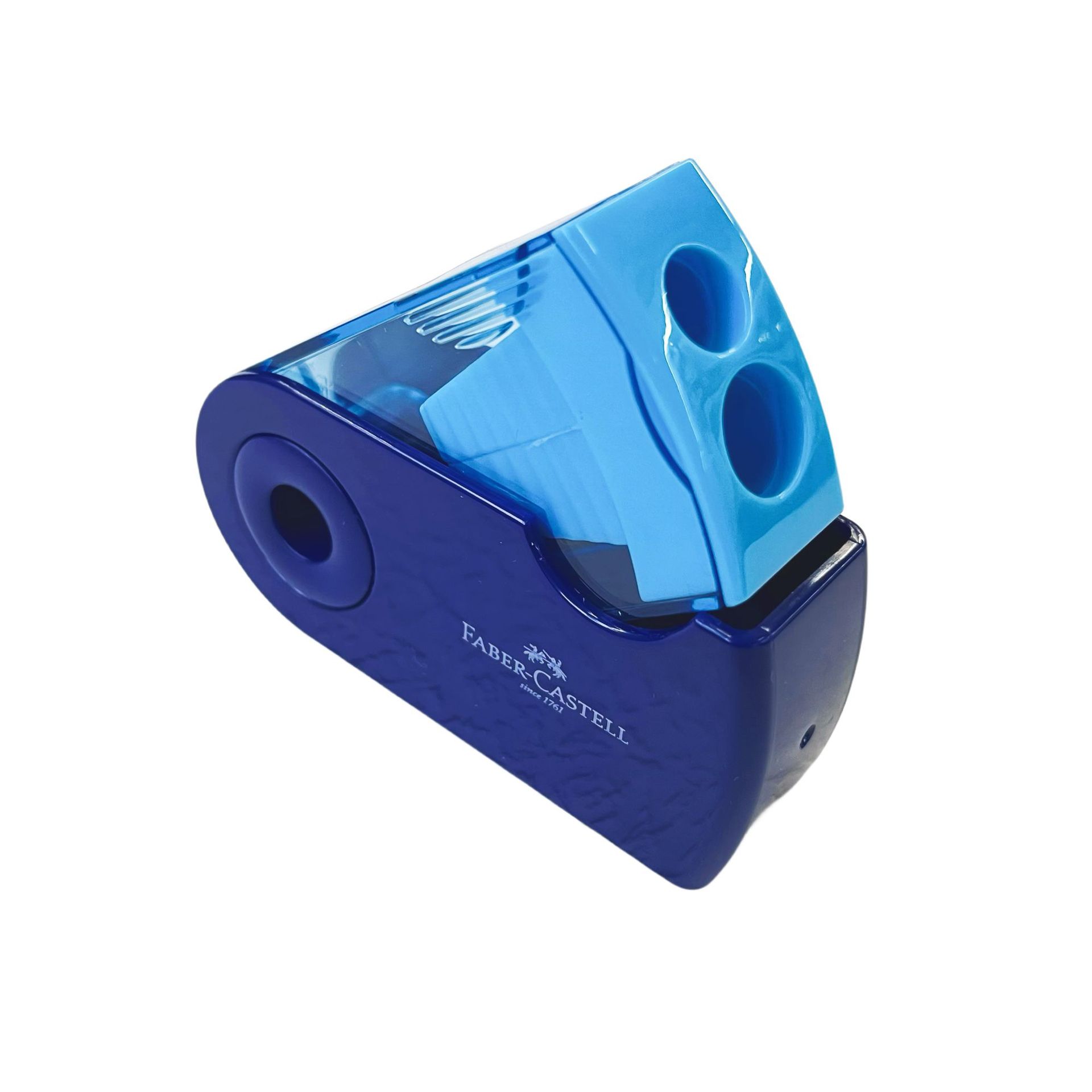 Doble agujero - azul oscuro