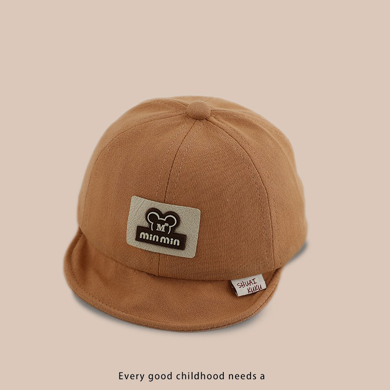 Sombreros para bebés primavera y otoño delgados, gorras de lengua super lindas para niños y niñas, gorras de béisbol de protección solar con bordes suaves