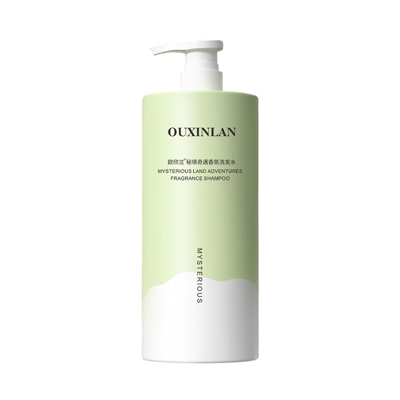 Ouxinlan secreto tierra aventura fragancia ducha gel control de aceite esponjoso anti-caspa anti-picazón Champú Acondicionador de pelo al por mayor
