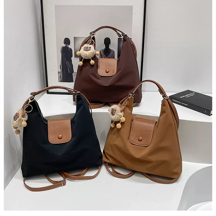 2025冬季新款单肩斜挎女包韩版尼龙时尚包包休闲背包跨境女士包