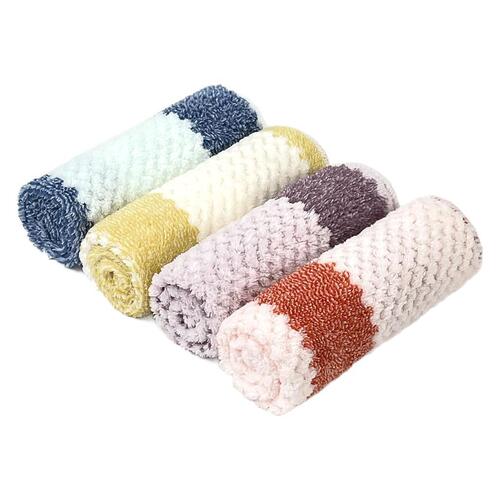 Table cleaning towel, stain removal, abrasive sponge, dishwashing cloth, no shedding, extra thick coral velvet kitchen cloth, strong absorbency