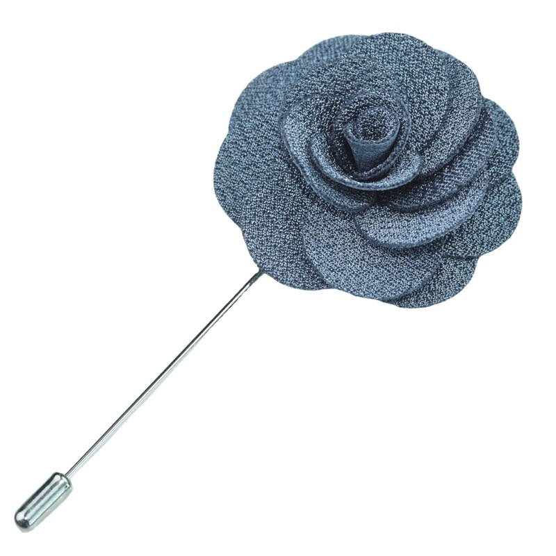 Aguja de cuello Camellia para hombres y mujeres Traje de ramillete Inserto de casa antigua Broche de arte de tela coreano hecho a mano de flores de Guangzhou