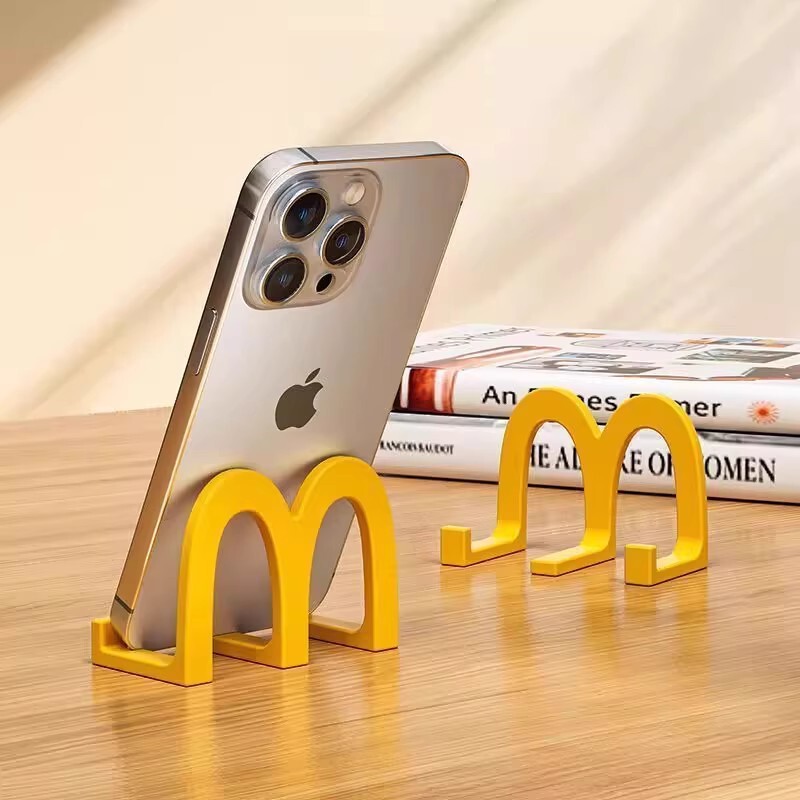 デスクトップ携帯電話ホルダー、かわいい漫画の装飾品、アップグレードされたドラマ視聴オンラインコース、ポータブル犬インターネット有名人の怠け者専用ホルダー|undefined
