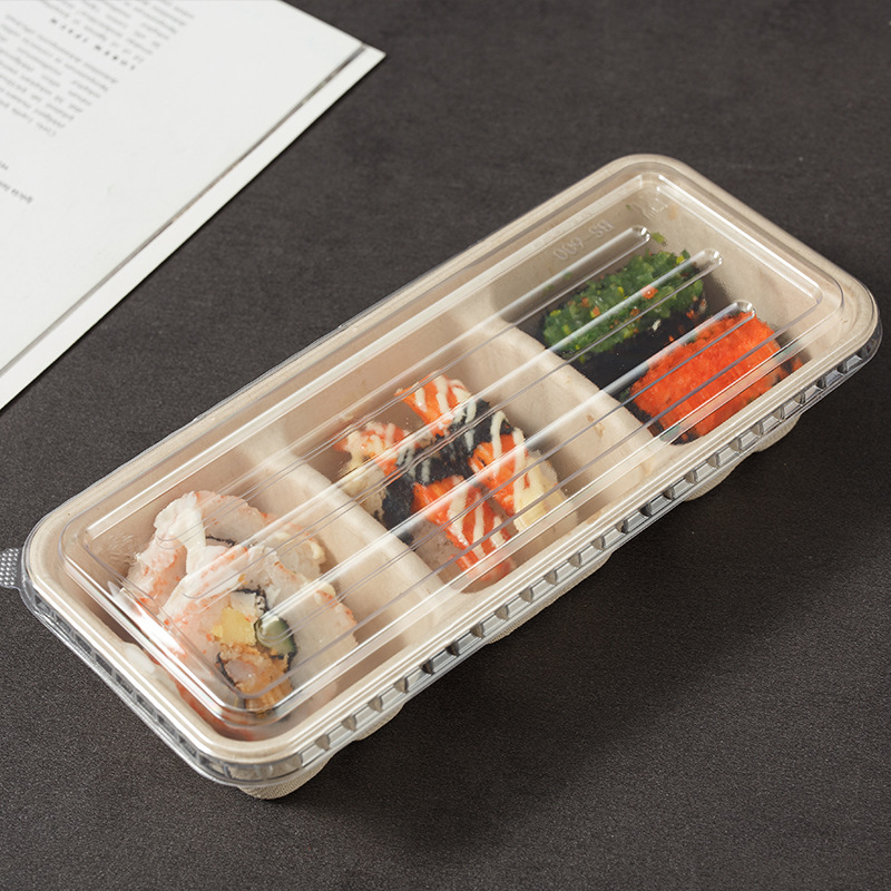 Trendy Japanese-Style 3-Compartment Dessert Box – Mochi 3-Flavor Bento Container