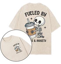 N 99232 St. 's Day Print Loose T-Shirt �羳����ѷŷ��