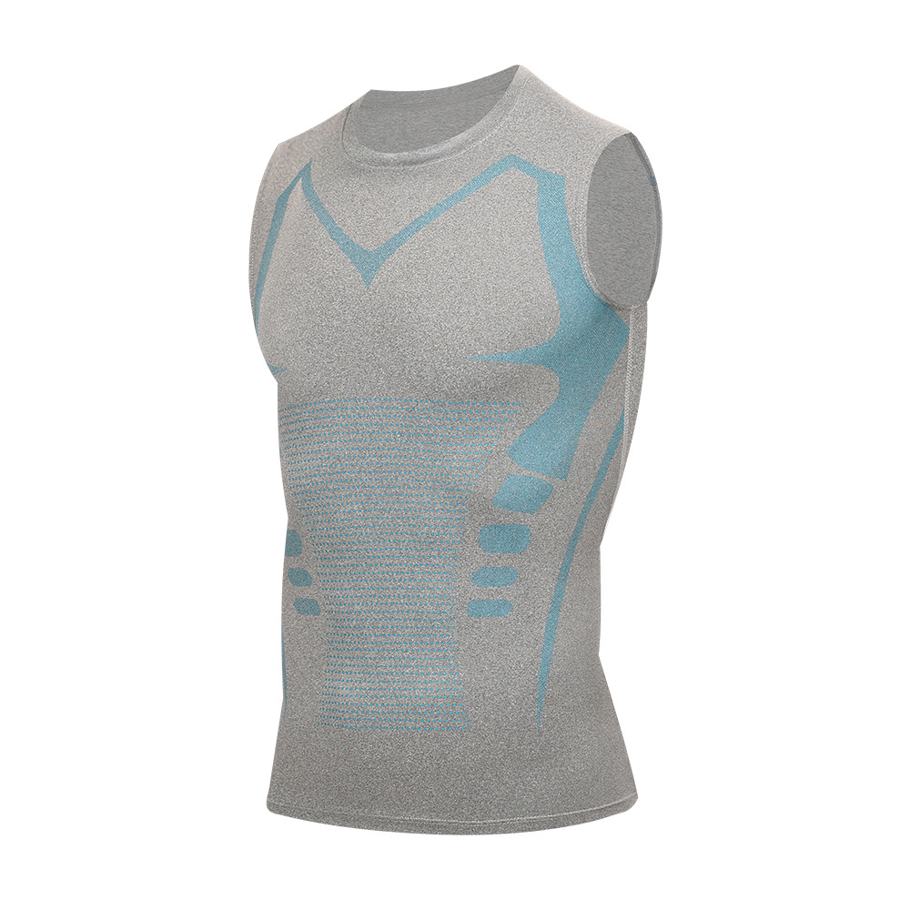 Other Tank Compression Graphic Grey Blue