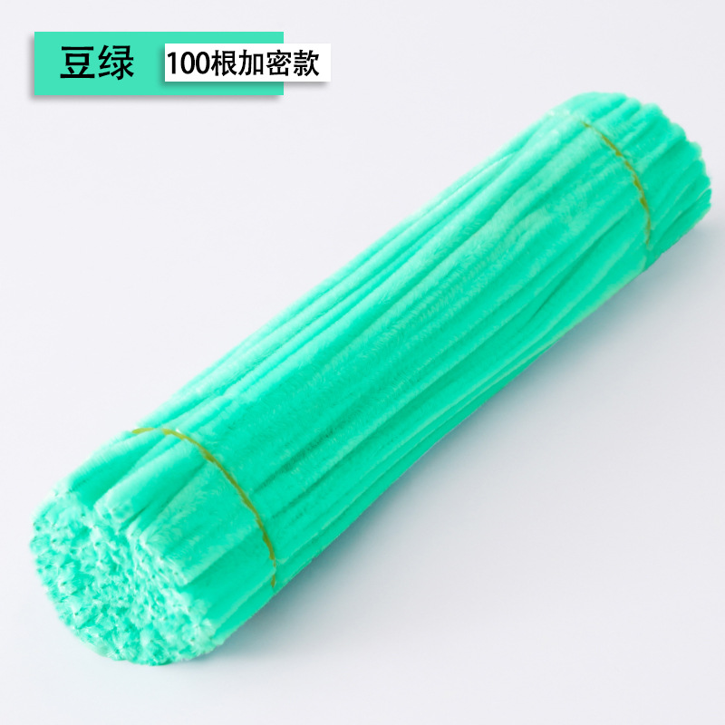Macarón torsión varilla de cifrado ramo de terciopelo hecho a mano DIY material paquete de juguetes inteligentes fuegos artificiales raíz de pelo colorido