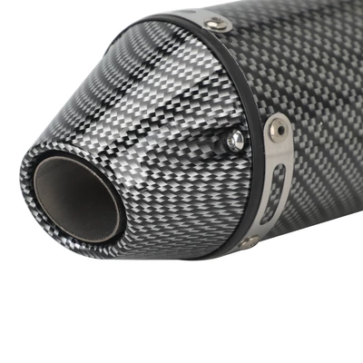 carbon fiber pattern full-section – Motorcycle exhaust pipe