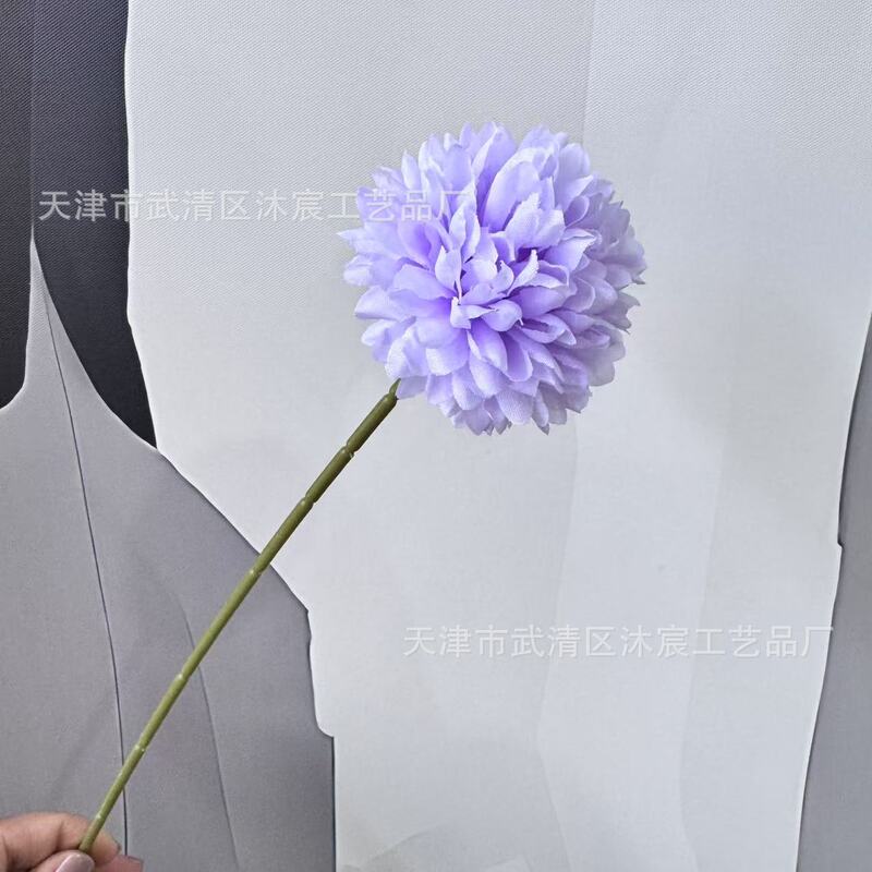シミュレーション単枝球菊単枝刺球卓球菊タンポポ造花客間鉢植え生け花装飾クロスボーダー|undefined