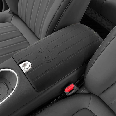 box silicone protective pad, interior – Armrest box pad - 23-25-good-cat-silicone-armrest-box-cover-black
