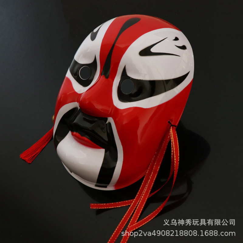Ópera de Sichuan accesorios para cambiar la cara Maquillaje facial chino Quintaesencia China Máscara de ópera de Beijing rap pintado a mano Estilo antiguo chino accesorios de rendimiento