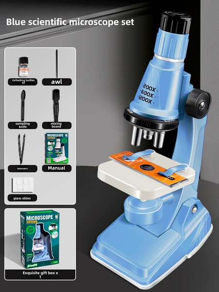 [Blue] Upgraded high-definition 1200X microscope