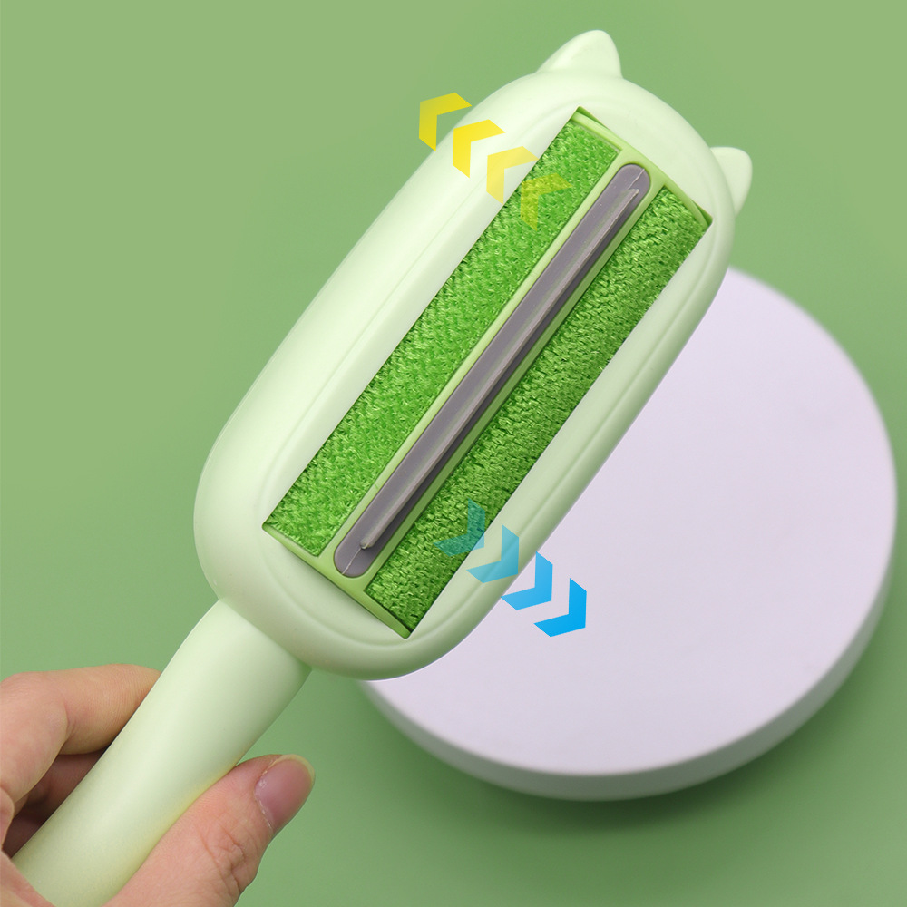 Rodillo, depilación para mascotas, cepillo de eliminación de pelo electrostático, cepillo de pelo de gato, artefacto, ropa, sábanas, cepillo de raspado, limpiador de pelo de perro