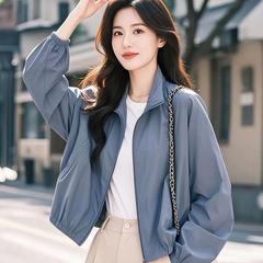 短款小外套外套薄款秋季女韩版夹克上衣新款小个子宽松显瘦有里布