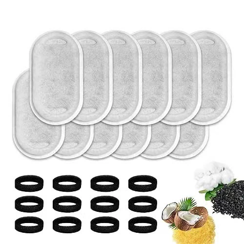 Amazon Питьевая вода для домашних животных Фильтр Кормушка для кошек и собак Питьевая вода для кошек Фильтр фитиль для питья воды