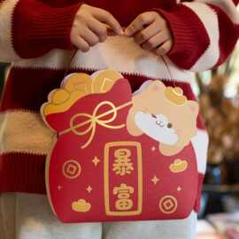 2026新年马年礼品盒饼干包装盒礼品盒雪花酥牛轧糖年货礼盒空盒子