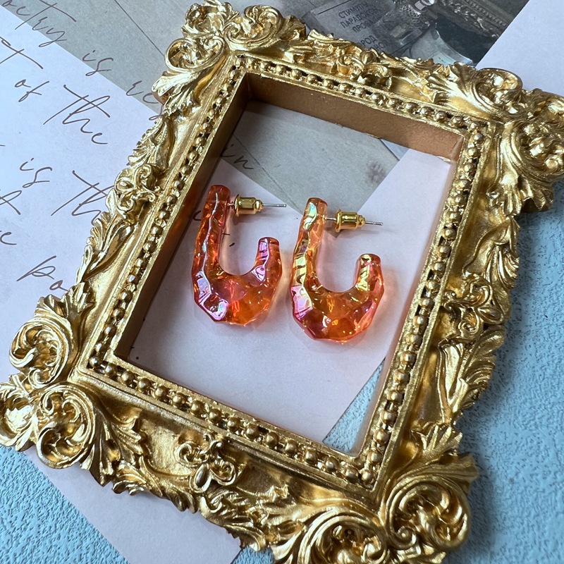 5g Weight Ear Studs Classification 1 Pair Quantity Daily Occasion Alloy Material U Shape Pattern Women'S Gender Plating Design Simple Style Style 1 Pair Simple Style U Shape Alloy Plating Women's Ear Studs 8