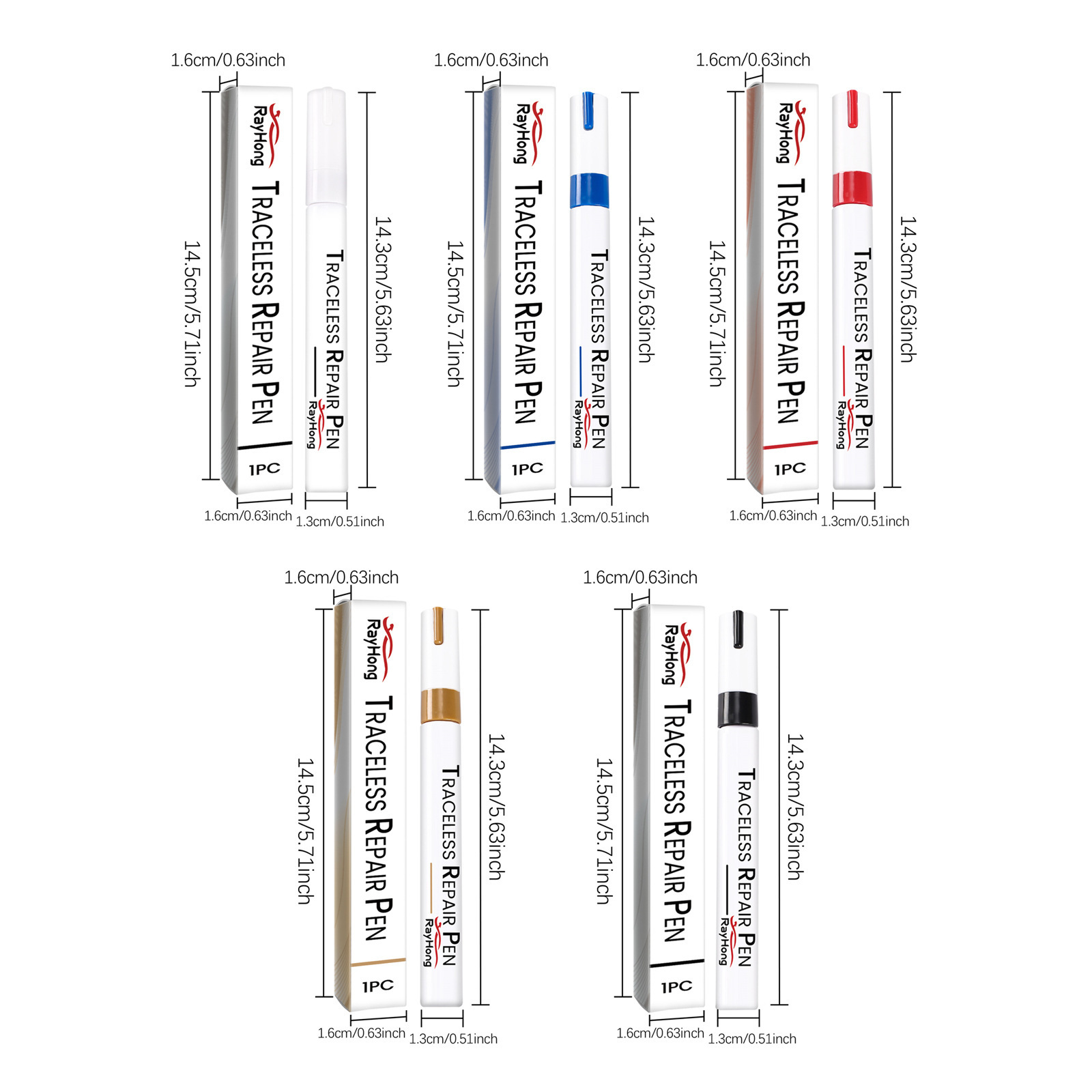 rayhong car touch-up pen, car scratch repair and restoration, car color care pen