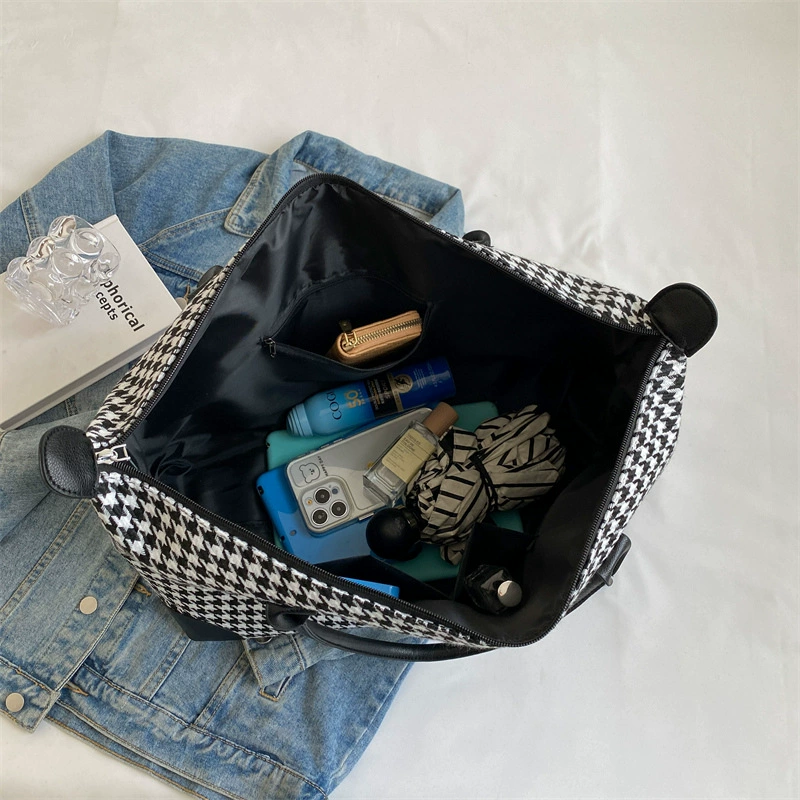 Органайзер для дорожной сумки, вязаная ткань, просторный carryall, 20.8×8×13.3 см