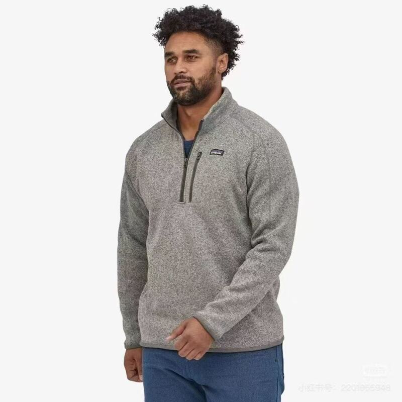 2025 High-End Trendy Brand Essential for Autumn and Winter: Patagonia Fleece Half-Zip Sweatshirt, Available for Dropshipping