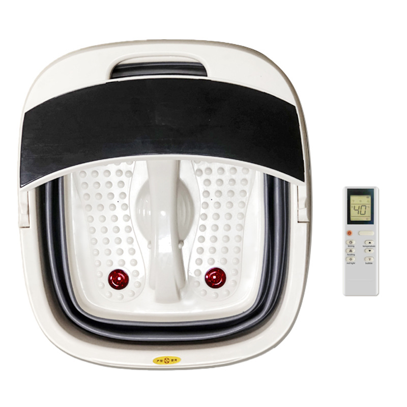 Baño de pies de masaje eléctrico de cubo de remojo plegable transfronterizo calentamiento automático automático baño de pies termostático portátil