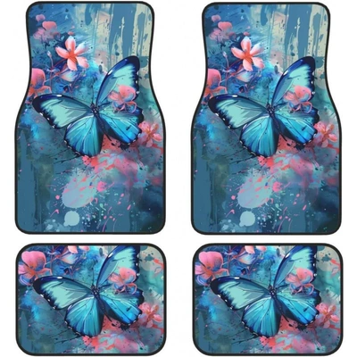 Avtomobil döşəmə paspasları — easy to maintain, non-slip, universal - 1-129-pattern-37-3344cmtwo-piece-set