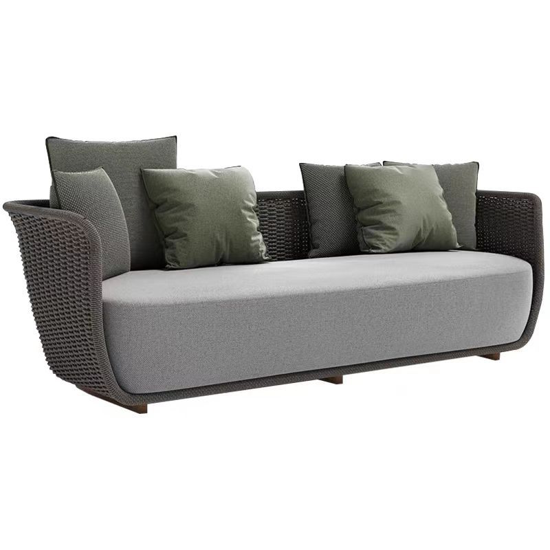 Diseñador al aire libre sofá combinación nórdico Villa jardín patio ventas Departamento ratán silla Hotel muebles de ratán al aire libre