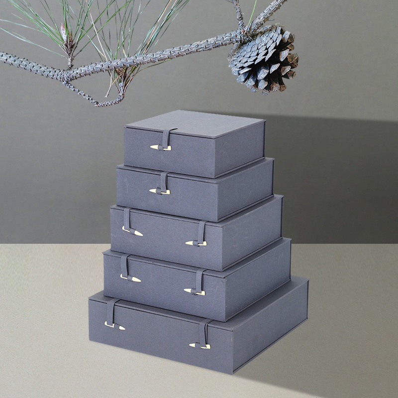 骨针方形礼盒挂盘盒茶壶壶承盒陶瓷玻璃圆盘子包装盒空盒礼品布盒