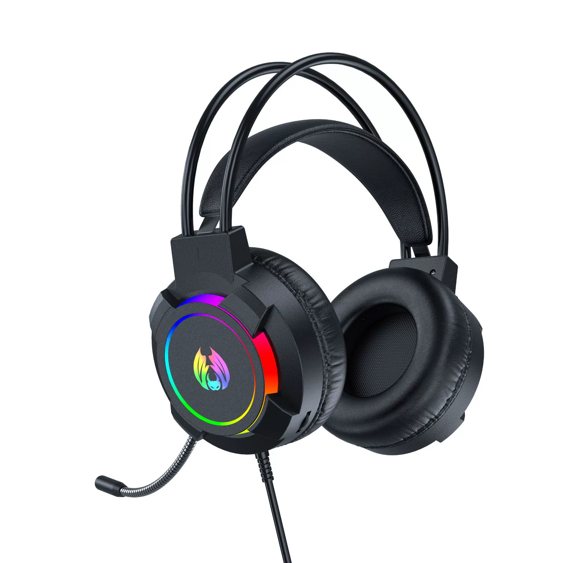Головная игровая гарнитура H2 с RGB-подсветкой, популярная модель, прямые поставки от производителя