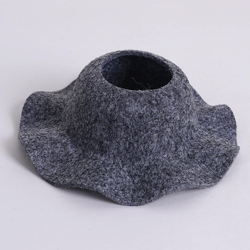 Labu nuevo sombrero de feltero abierto sombrero de cúpula sombrero accesorios de moda sombrero mini sombrero muñeca