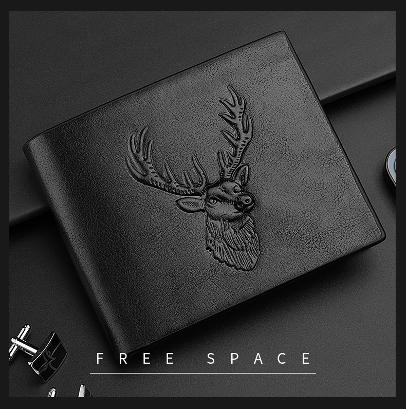 Men's Solid Color Pu Leather Open Wallets display picture 2