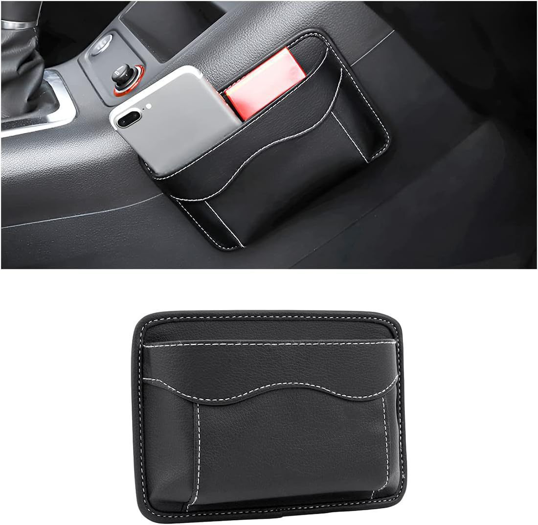 Cross-Border Car Phone Holder, In-Car Adhesive Small Storage Bag, Storage Pouch, Card Holder, Direct from the Factory