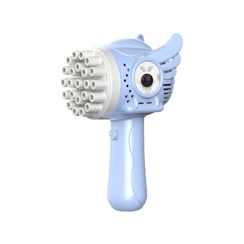 Ventas directas de fábrica, venta al por mayor, máquina de burbujas, juguetes para niños, soplado de burbujas completamente automático, celebridad de Internet, pistola de burbujas Gatling, puesto callejero