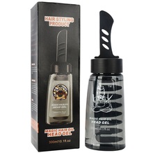 跨境定型啫喱一梳酷男士大背头快速油头啫喱水持久定型