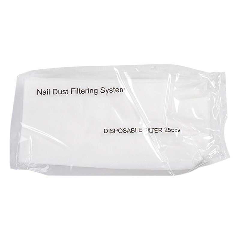 Aspirador de uñas filtro de algodón Filtro de polvo extraíble Filtro de repuesto herramienta de limpieza de reemplazo especial