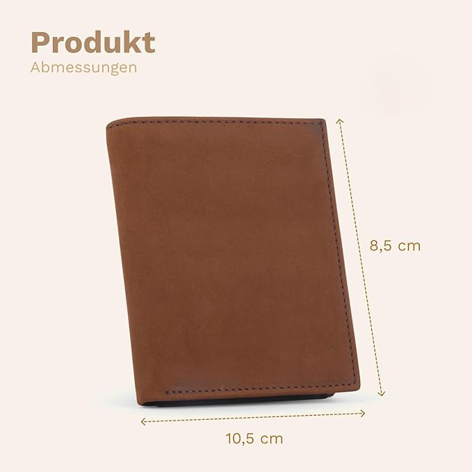 Cartera de cuero multifuncional personalizada RFID anti-robo para hombres cartera de multi-tarjeta doble doble retro Crazy Horse Skin Cartera