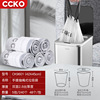 Handheld garbage bag home use, big disposable automatic plastic kitchen, increased thickness, drawstring