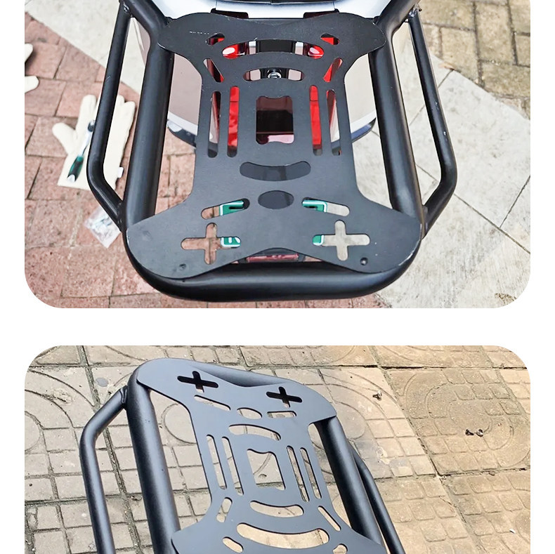 Suitable for Tailg Cangqiong Electric Vehicle Rear Rack, Thickened Tail Box Bracket, Electric Motorcycle Delivery Rack Modification Accessories