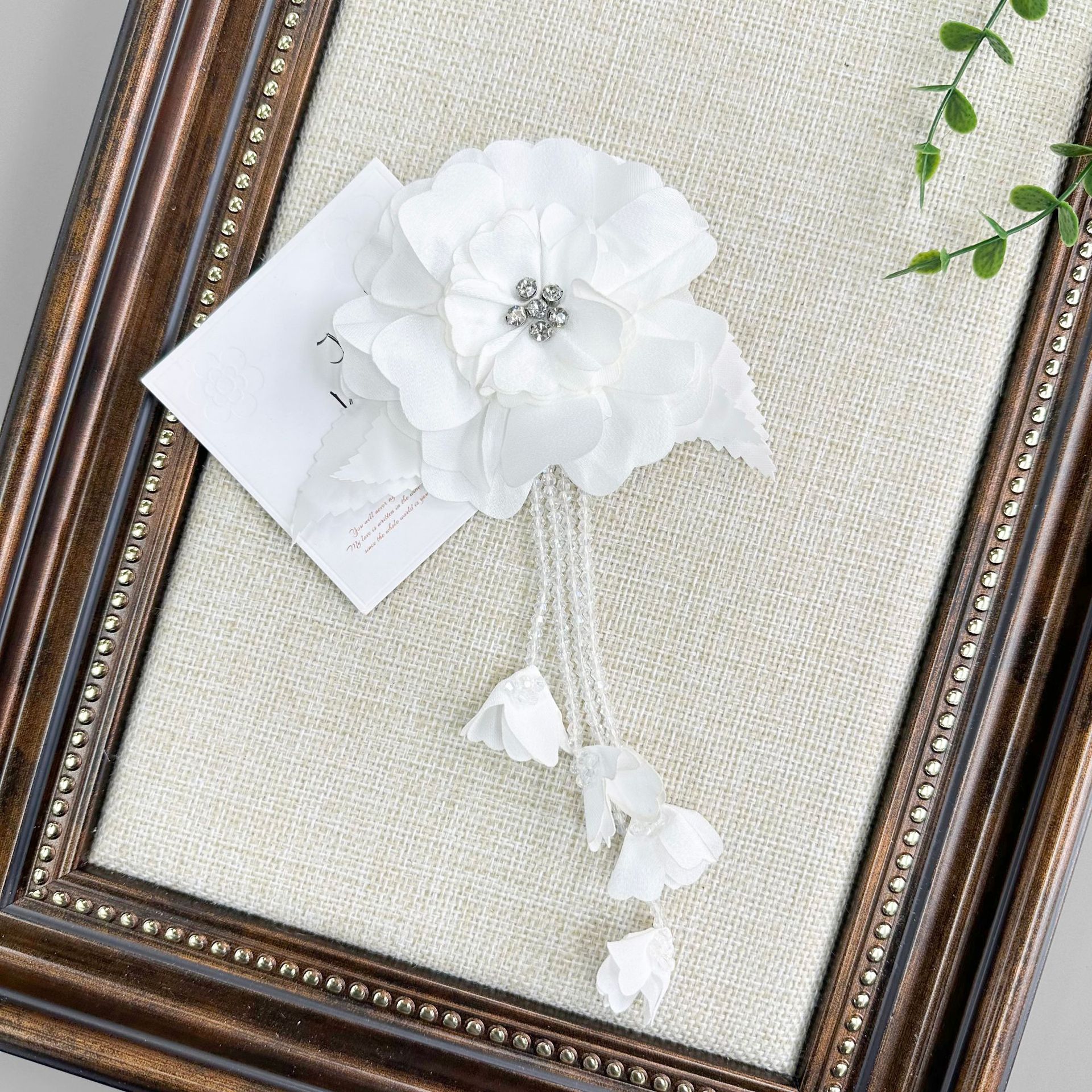 pétalos multicapa estereoscópicos frescuras flores de cristal pines cosidos a mano ropa DIY accesorios para el cabello sombreros cortinas