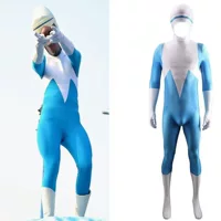 Хэллоуин Суперсемейка 2 Cool Ice Man, комбинезон для косплея для детей и взрослых, костюмы для выступлений, Супермен Cool Ice Man