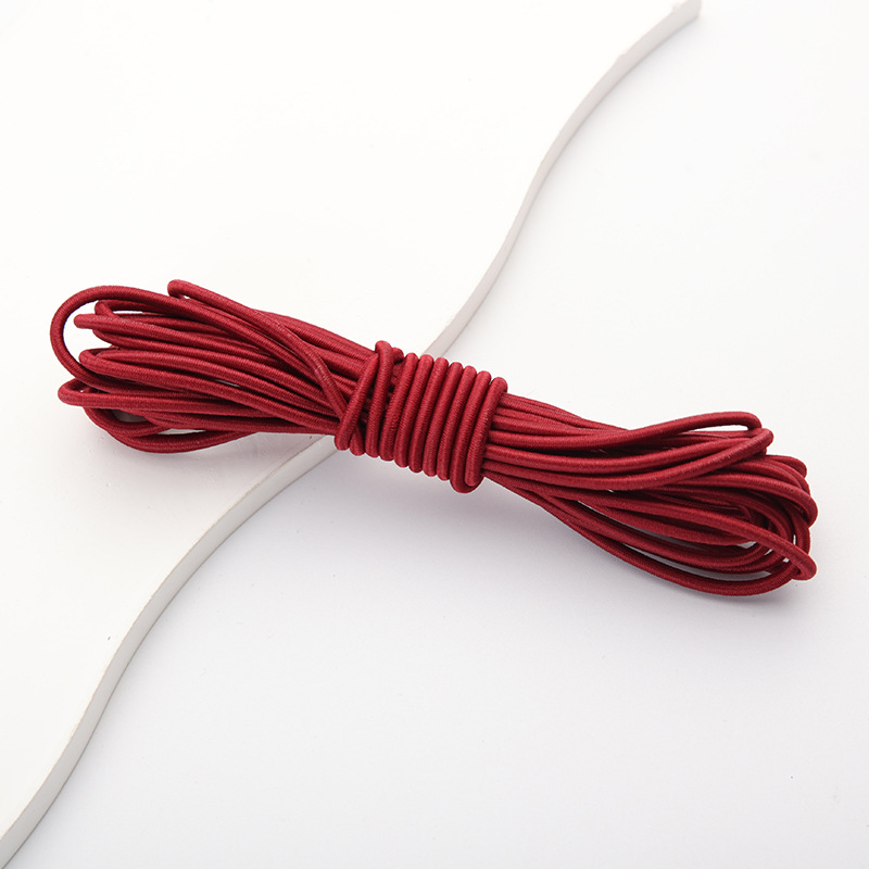 46#와인색 탄력 밴드