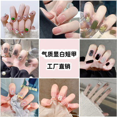 Nail art nail stickers detachable nail clips nail stickers fake nails wearable nail stickers factory wholesale