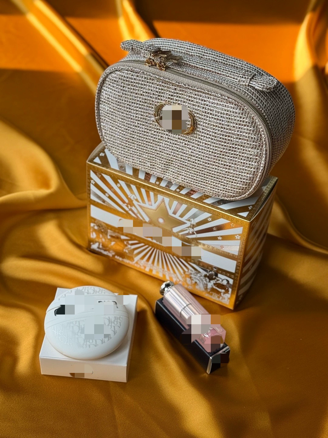 Organizer bag, gift box, moisturizing set, light luxury style, 3 piece set
