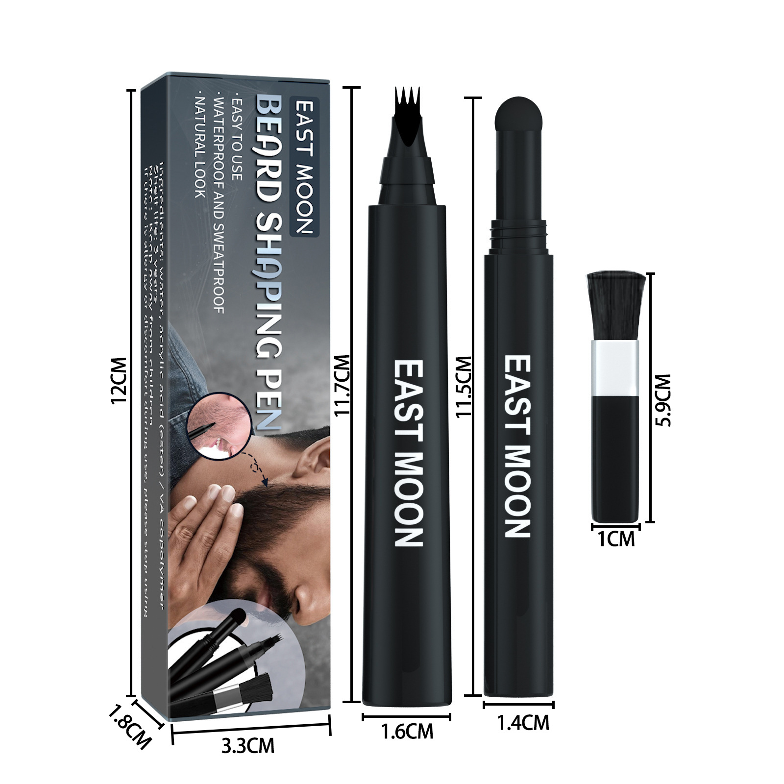 Beard Filling Pen Set Image 1