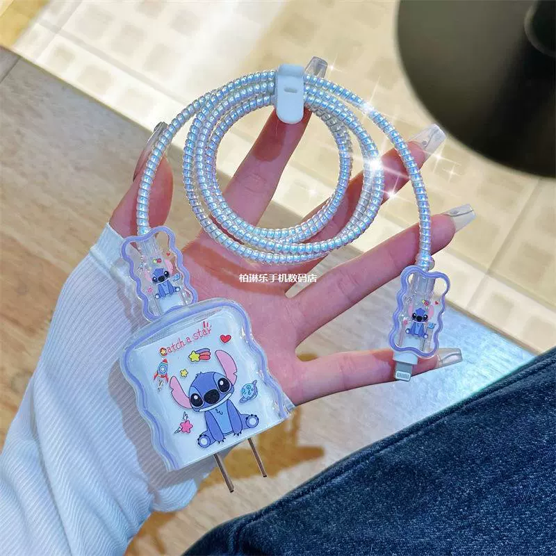 Чехол для зарядного устройства Apple 16, защитный чехол для кабеля iPhone 15 20 Вт, страховочный трос для предотвращения поломки.