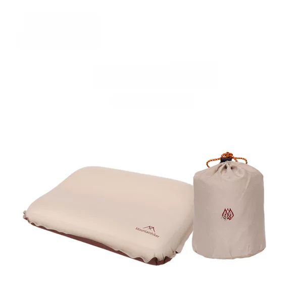 Kutuo Outdoor Mountain Guest | Cheese Inflatable Pillow Self-Inflating Foam Camping Pillow Foldable Nap Pillow