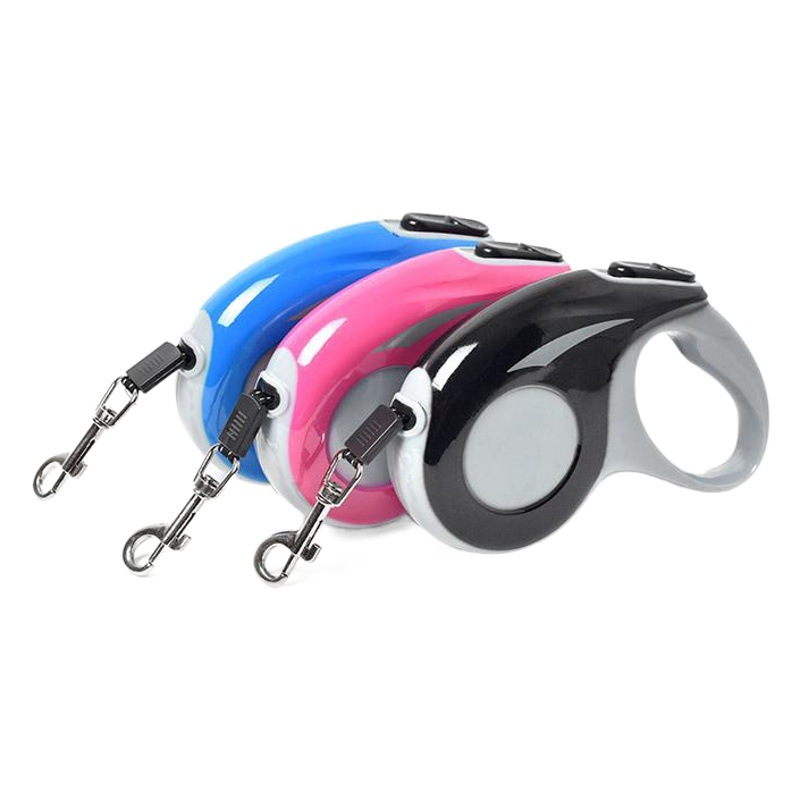 Nuevo perro caminando artefacto extensible retráctil correa para mascotas correa de perro corriendo contracción automática